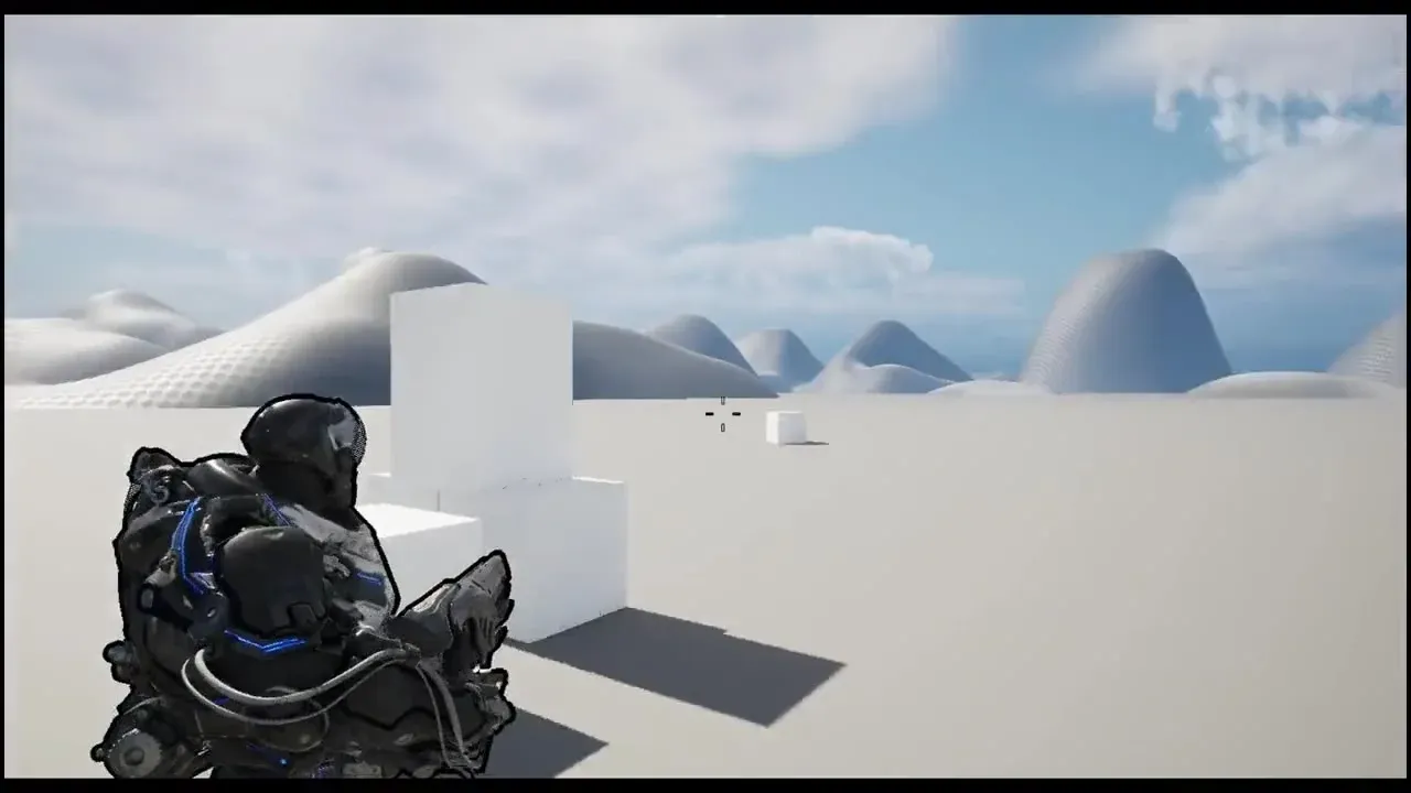 Frame from the telekinesis mechanic demo