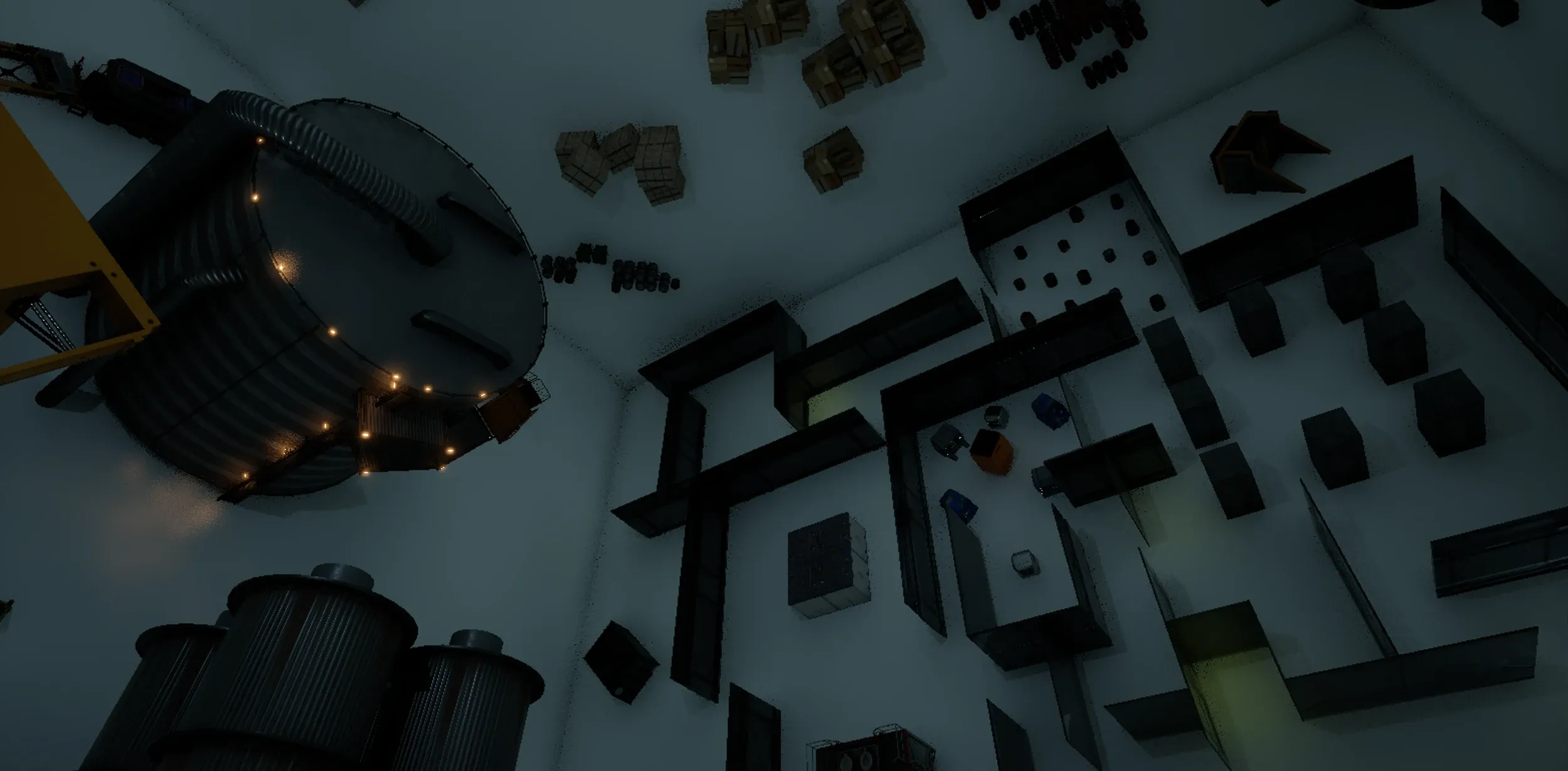 The cube level seen from the inside